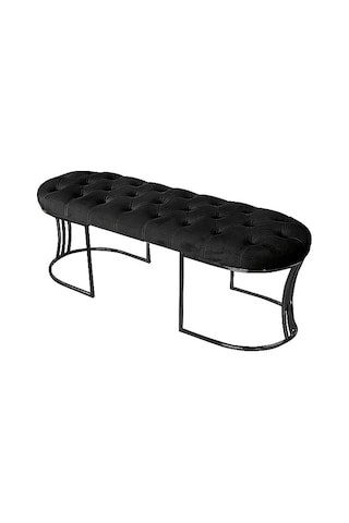 Viego Siyah Bench Puf Siyah