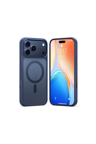 Torras Apple iPhone Uyumlu 17 Pro Max Guardian Magsafe Kılıf Lacivert