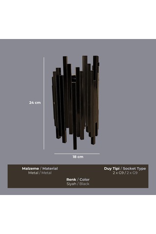 İnnova Siyah Aplik Siyah