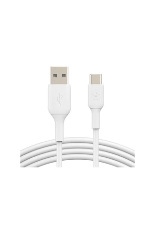 Belkin Cab001bt1mwh2pk Boostcharge Usb-c To Usb-a 1m 2'li Paket Şarj Kablosu Beyaz