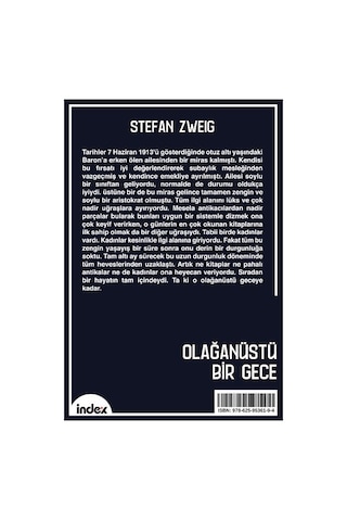 Olağanüstü Bir Gece Yeni Çeviri / Stefan Zweig