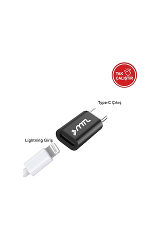 Lightning To Type-c Otg Adaptör - Type-c Şarj Dönüştürücü