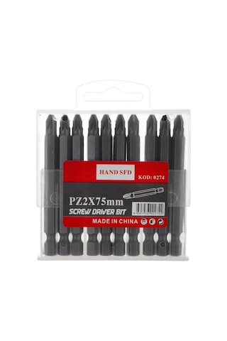 Yıldız Tornavida Ucu Ph2 75mm 10'lu Paket