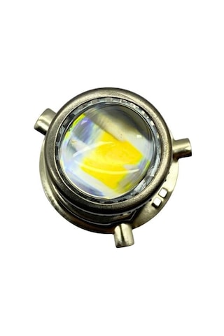 12v H4 Led Ampul 43t Hs1 Mercekli Beyaz-sarı Motosiklet