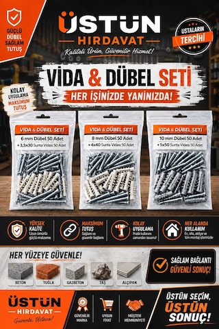 Vida Dubel Seti Diğer Vida Dubel Seti Diğer
