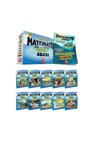 Matematik Adası Hikaye Seti / 10 Kitap Matematik Adası Hikaye Seti / 10 Kitap
