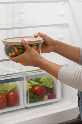 Vizon 4'lü Vakumlu Sızdırmaz Kapaklı Saklama Kabı Erzak Düzenleyici Set 1l, 1,5l, 2l, 2,5l Vizon
