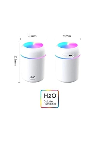 Hava Nemlendirici Buhar Makinesi Renkli Led Işıklı 300 Ml diğer