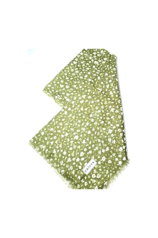 Eripek Saçaklı Pamuk Tülbent - 05506 - 95 X 95 / Yeşil - 28 Yeşil - 28