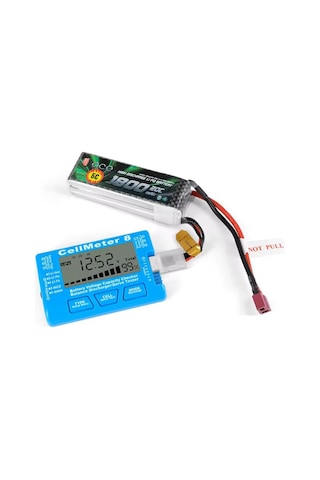 Rc 1-8s Lipo Li-ıon Life Nimh Pil Kapasite Ve Voltaj Test Cihazı Pil Ölçer
