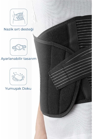 Babyjem Doğum Sonrası Balenli Korse Siyah S-M