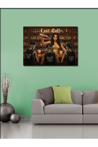Kanvas Tablo Son Çağrı Barmeyt Çizimi