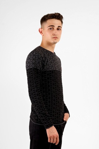 Bearraybon Erkek Triko Kazak Siyah (504888433) Siyah