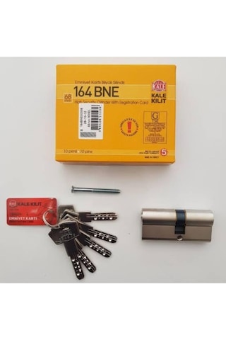 Kale Çelik Kapı Kilidi 164 Bne Bilyalı Barel Emniyet Kartlı 5 Anahtarlı Kapı Göbeği 164bne Kale Çelik Kapı Kilidi 164 Bne Bilyalı Barel Emniyet Kartlı 5 Anahtarlı Kapı Göbeği 164bne