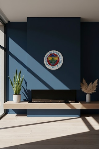 El Yapımı Sarı Lacivert Filografi Tablo Duvar Dekoru 1