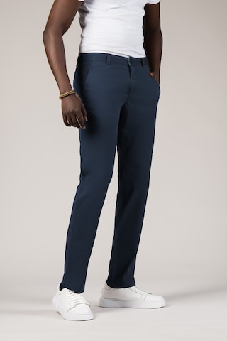 Akçaylar Regular Fit Pamuklu Büyük Beden Yazlık Chino Pantolon Lacivert