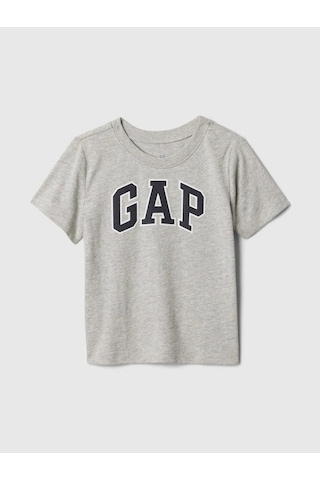 Erkek Bebek Gap Logo T-shirt Gri-5970 Gri