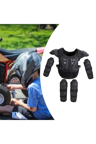 Suntek Çocuk Motosikleti Tam Vücut Zırhı Takım Elbise Erkek