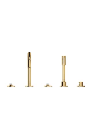 Grohe Atrio Private Collection 25224GL0 5 Delikli Küvet Bataryası Altın
