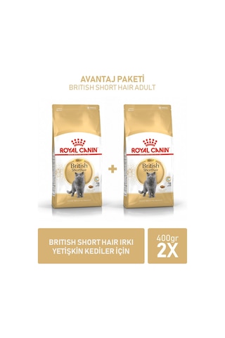British Shorthair Yetişkin Kedi Maması 400 Gr X 2 Adet