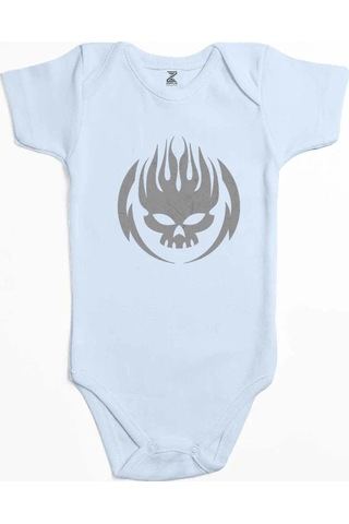 Zepplin Giyim The Offspring Grup Logo Pembe Bebek Body Zıbın