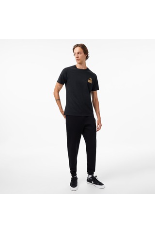 Converse Baskılı Erkek Siyah T-shirtcvm53t04