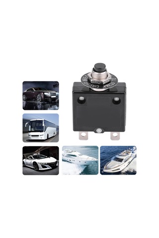 Lemestar Elle Sıfırlanabilir Devre Kesici, 8a Aşırı Yük Koruyucu - Otomobil, Endüstri Ve Deniz Sektörü İçin Dayanıklı Plastik