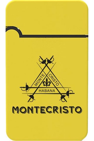 Montecristo Plastik Jet Alev Delicili Puro Çakmağı Sarı