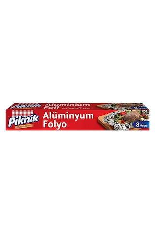 Piknik Alüminyum Folyo 8 M Ve Streç Film 30 M 4 Lü Karma Paket