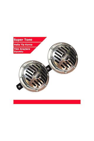 Supertone Hella Tip Krom Korna 115db 12v 2 Adet