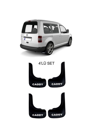 Volkswagen Caddy 2010-2015 4lü Paçalık Çamurluk Tozluk VW1UX026