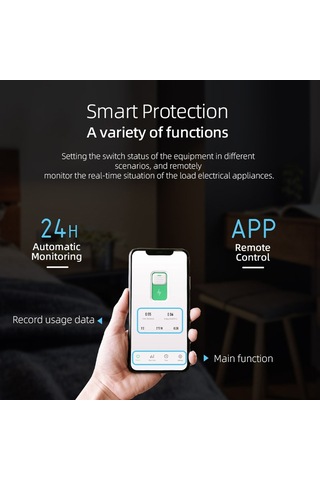 Tongou-tuya Wifi Akıllı Devre Kesici Kablosuz Uzaktan Kumandalar E22496-4