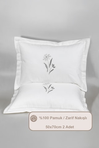 Elart Sunrise Yastık Kılıfı %100 Pamuk 2 Adet 50x70 Cm Yeşil Yeşil