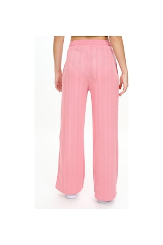 Denokids Kız Çocuk Geniş Paça Pembe Basic Eşofman Altı Renkli Pembe