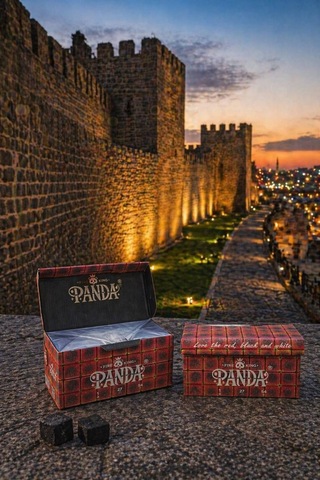 Fıre Kıng Panda Premium Nargile Kömürü 5 Kg %100 Doğal Hindistan Cevizi Kömürü
