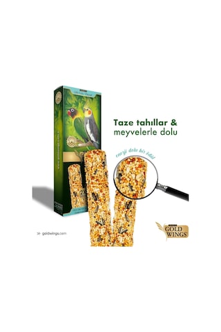 Gold Wings Premium Paraket 2'li Kraker Meyveli 0.75 LT - 2.5 LT - 12 KG