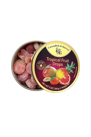 Cavendish & Harvey Tropical Fruit Drops 200g Tropikal Meyve Aromalı Şeker 2 Adet