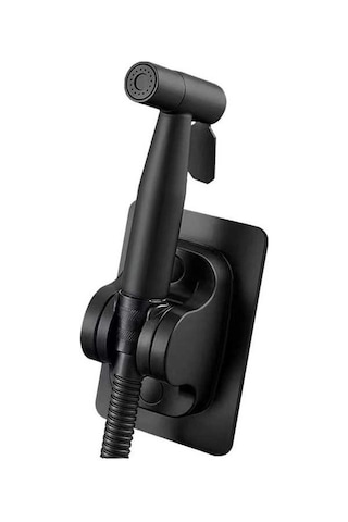 Pazly Suntek El Tipi Bide Sprey Duş Başlığı - Apartman & Otel İçin Siyah Model/ Siyah