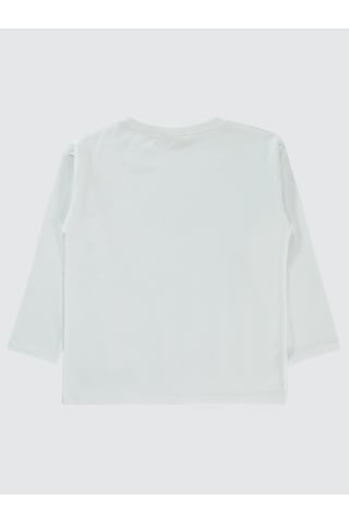 Civil Girls Beautiful Baskılı 10-13 Yaş Sweatshirt - Beyaz