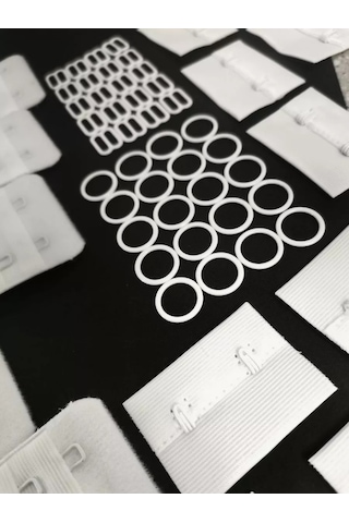 Sweet Night Sütyen Kopçası, 10 Adet + 20 Halka Ve Regülatör 214021865