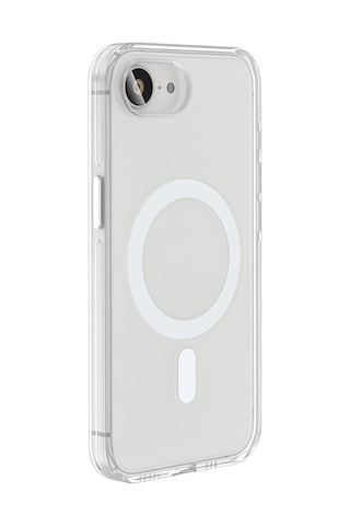 Apple Uyumlu iPhone 17e Kılıf M-safe Şarj Özellikli Kamera Korumalı Zore Kripto Kapak - Şeffaf