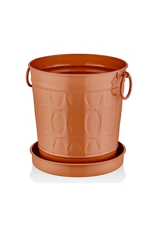 The Mia Prizma Saksı Terracota 33x25x33 Cm