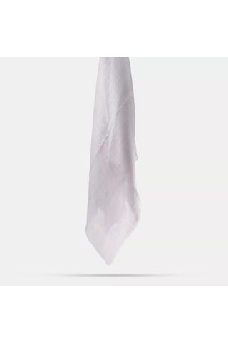 Flamlı Pamuklu Eşarp 96x96 Cm. Gri Gri
