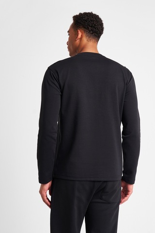 Lescon Erkek Uzun Kol T-shirt 25s-1261-25n Siyah