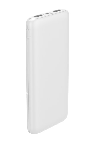 Led Ekranlı Slim 10000mah Powerbank Taşınabilir Şarj Cihazı Type-c / 2 Usb / 3 Port Çıkış / Output 2.1a Beyaz BEYAZ