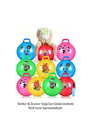 Zıp - Zıp Topu Pompa Hediyeli Pilates 90 Kg Kapasiteli