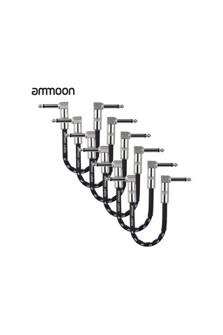 Ammoon 6'lı Paket Gitar Efekt Pedallı Enstrüman Yama