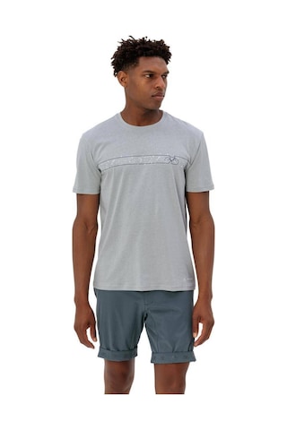 Vaude Cyclist V Bisiklet Yaka Erkek T-shirt 42125 Pigeon Grey