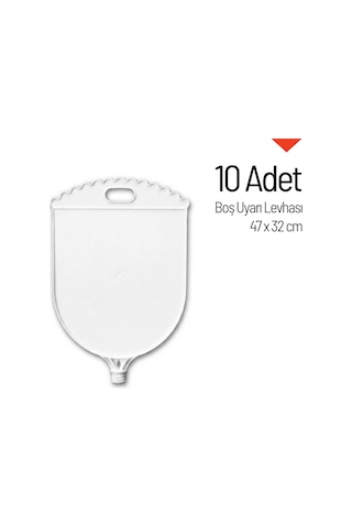 10 Adet Boş Uyarı Levhası-4138