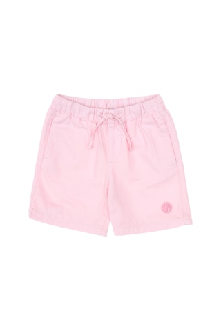 U.S. Polo Assn. Kız Çocuk Açık Pembe Pamuk Dokuma Şort 50306421-VR078